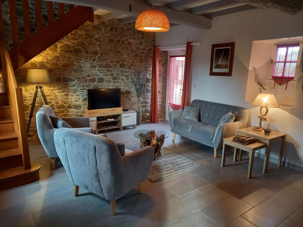 Posedenie v ubytovaní Kervig House Ty Laouen