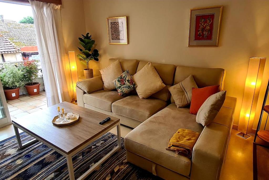 Posezení v ubytování APARTAMENTO CASTELAO