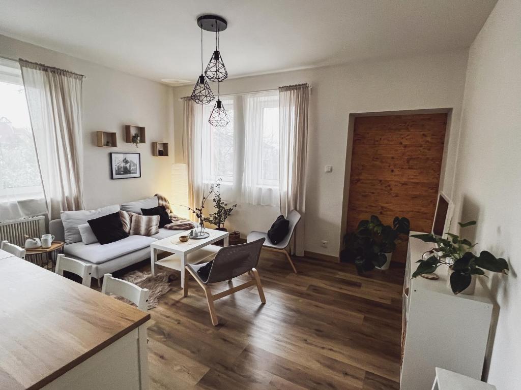 Posezení v ubytování Apartmány Zahražany