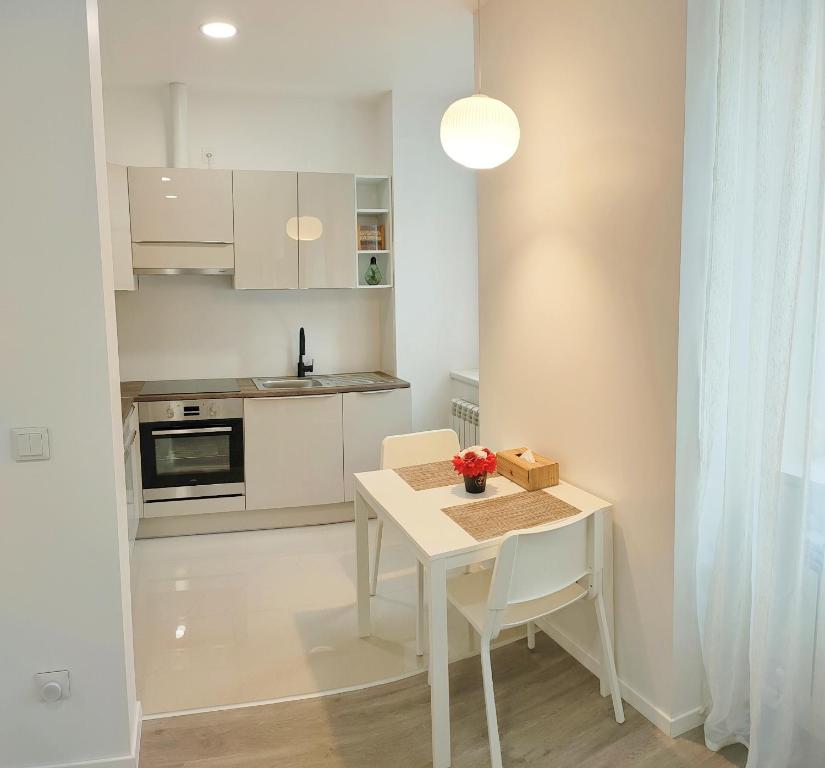 Kuchyň nebo kuchyňský kout v ubytování Balance appartment - Le Locle