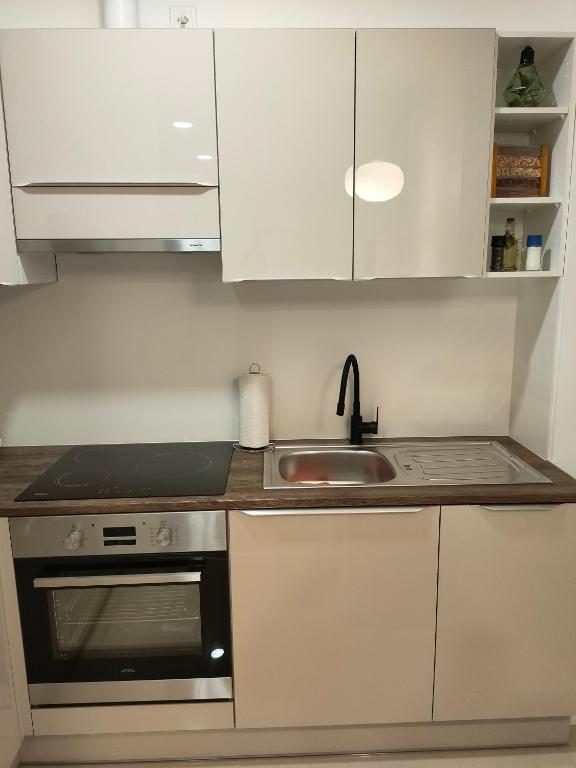 Kuchyň nebo kuchyňský kout v ubytování Balance appartment - Le Locle