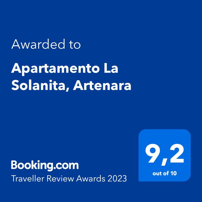 Certifikát, hodnocení, plakát nebo jiný dokument vystavený v ubytování Apartamento La Solanita, Artenara