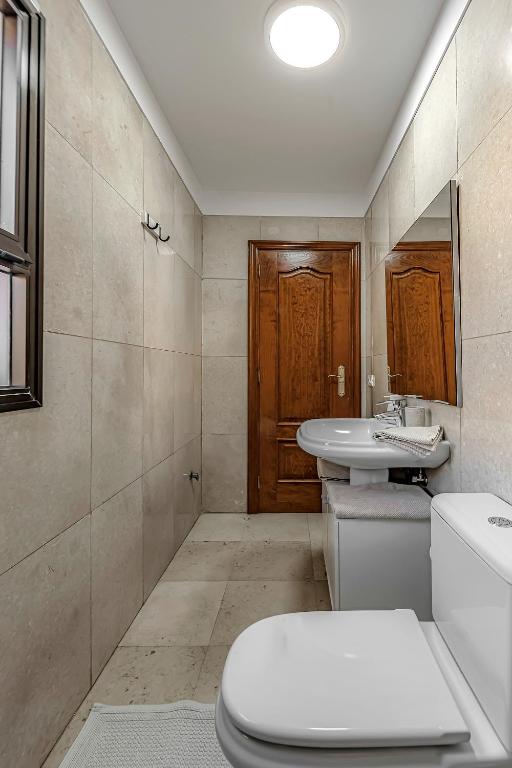 Koupelna v ubytování Casa del Mar