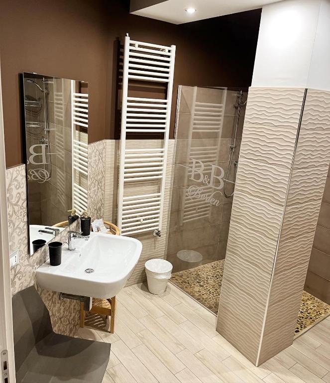 A bathroom at B&B Berlen