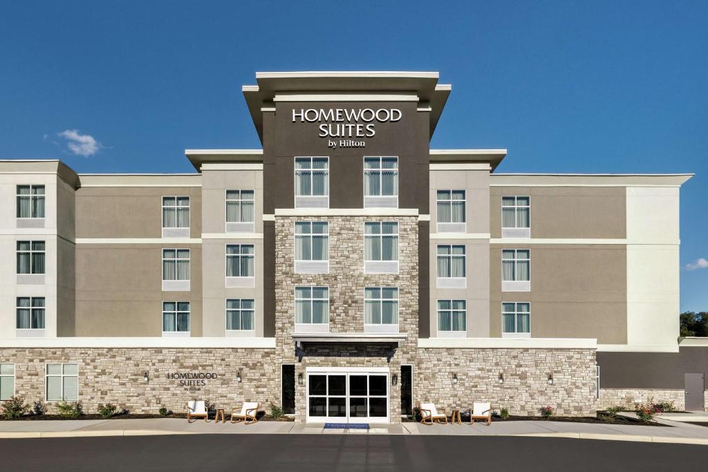 a rendering of a hotel with a building at Homewood Suites By Hilton Carlisle in Carlisle