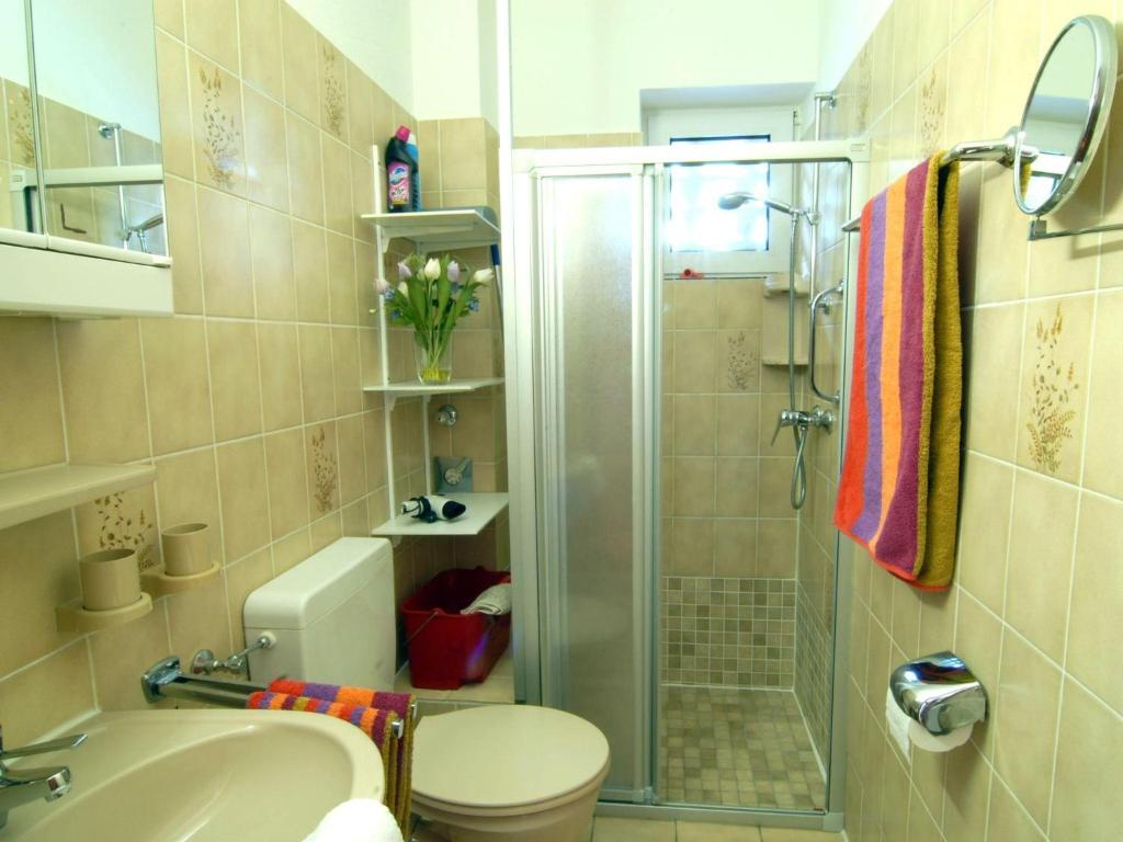 Koupelna v ubytování Haus-Dreilanden-Whg-05