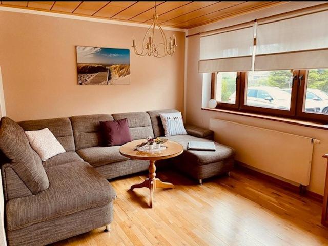 Posezení v ubytování Ferienwohnung Wiek