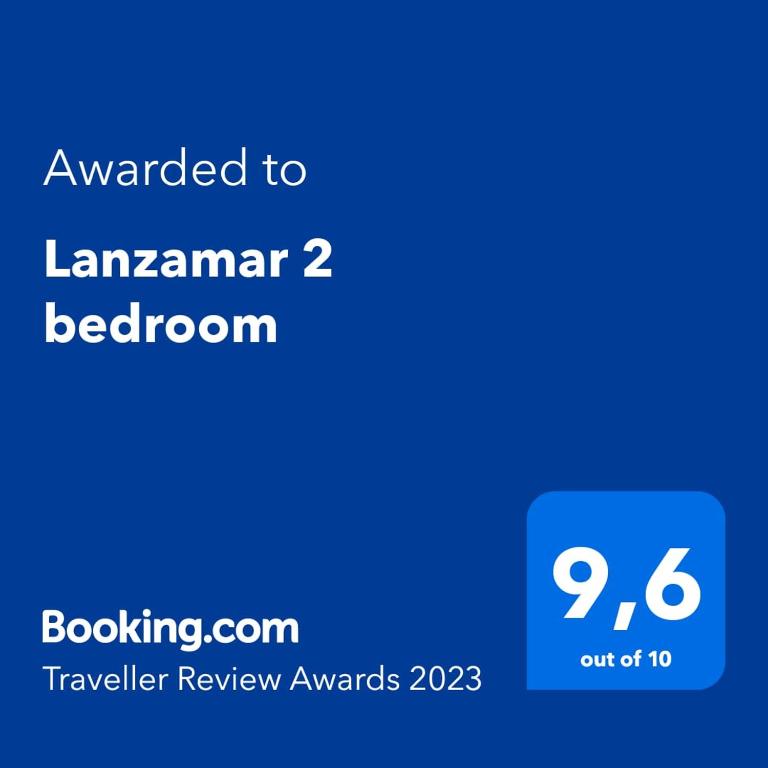 Certifikát, hodnocení, plakát nebo jiný dokument vystavený v ubytování Lanzamar 2 bedroom
