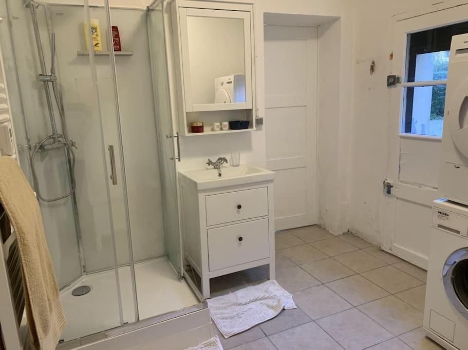 Kúpeľňa v ubytovaní Maison village, 10 pers, proche de la plage
