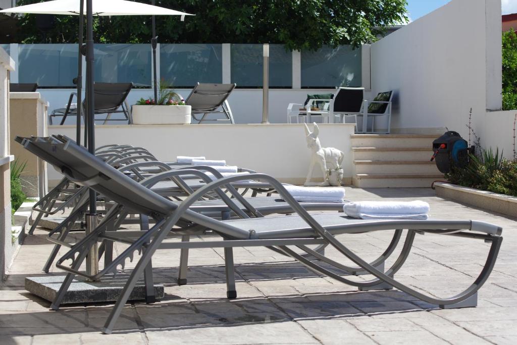 Balkón alebo terasa v ubytovaní Apartments Villa Tećo mit Pool