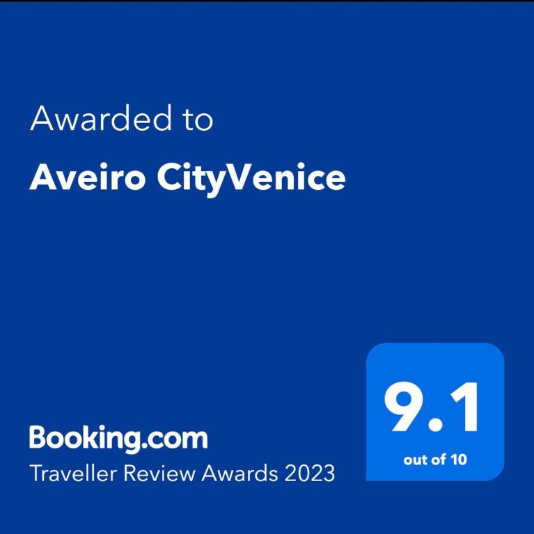 Certifikát, hodnocení, plakát nebo jiný dokument vystavený v ubytování Aveiro CityVenice