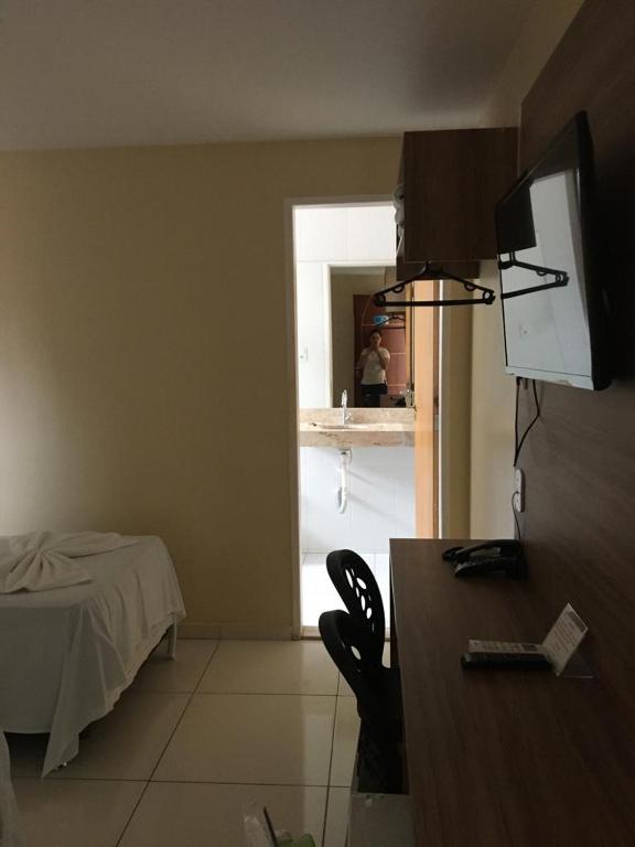Kuchyň nebo kuchyňský kout v ubytování Ilha Bela Hotel