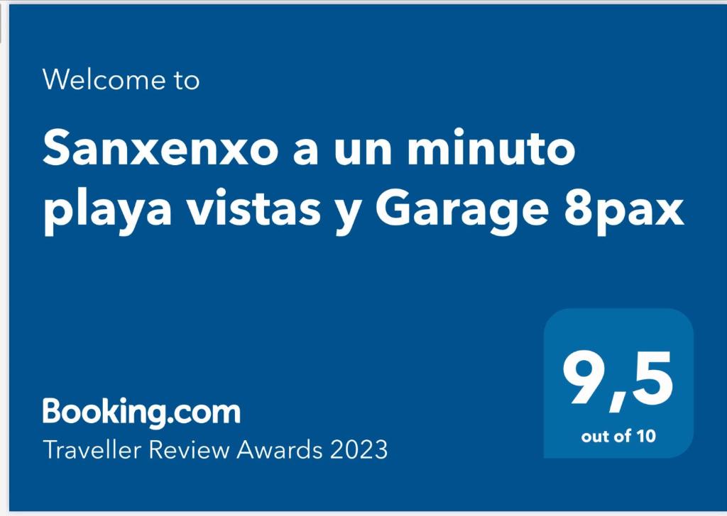 Certifikát, hodnocení, plakát nebo jiný dokument vystavený v ubytování Sanxenxo a un minuto playa vistas y Garage 8pax