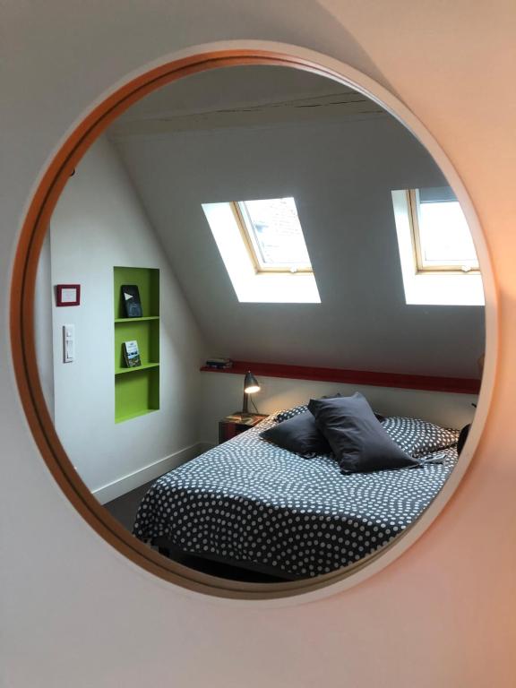 Postel nebo postele na pokoji v ubytování B&B Le Lodge