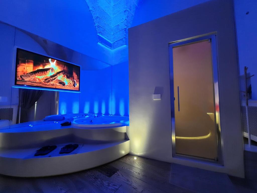 Postel nebo postele na pokoji v ubytování Christian's Suites & Spa
