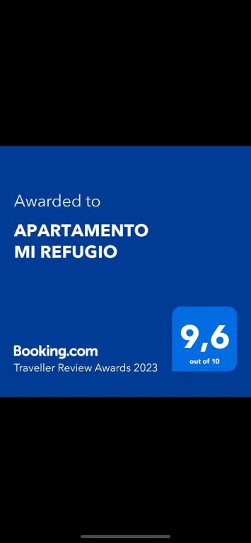 Certifikát, hodnocení, plakát nebo jiný dokument vystavený v ubytování APARTAMENTO MI REFUGIO