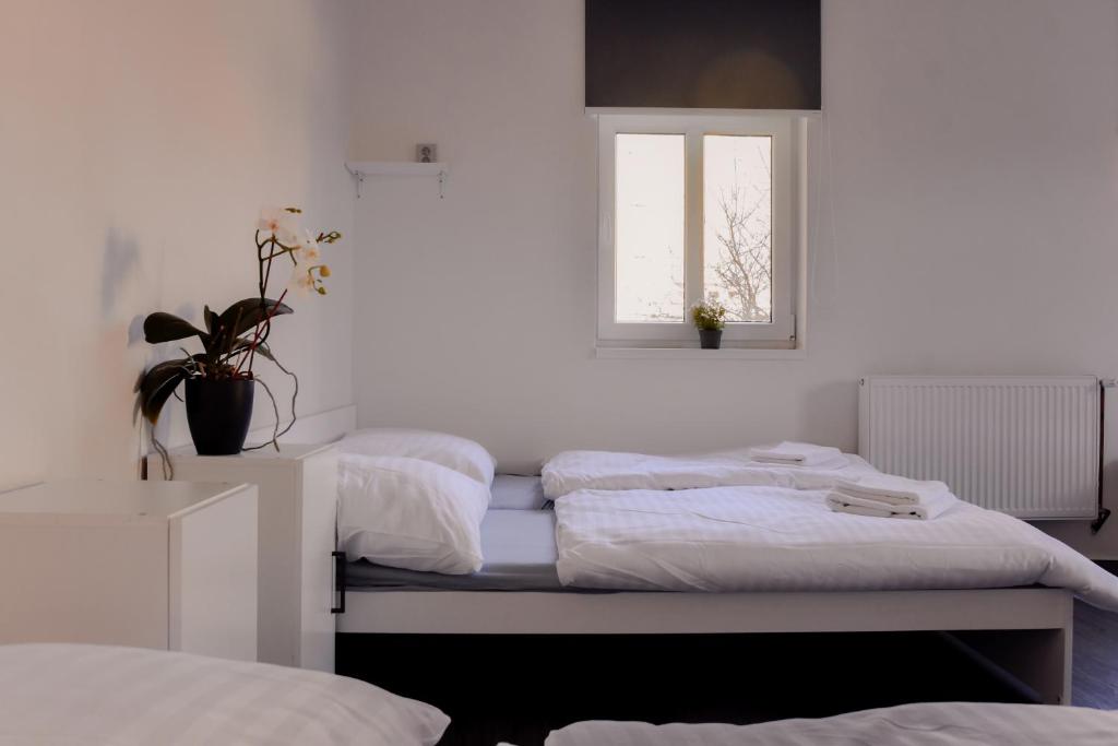 Postel nebo postele na pokoji v ubytování Apartmány Centrum