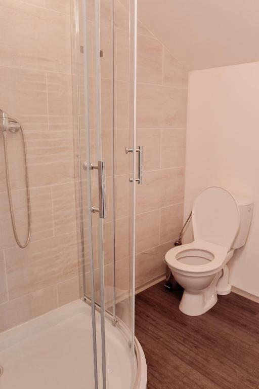 Koupelna v ubytování Apartmány Centrum