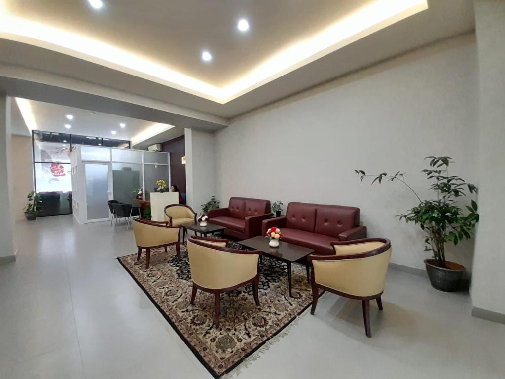 Posezení v ubytování Sienna Residence Bogor