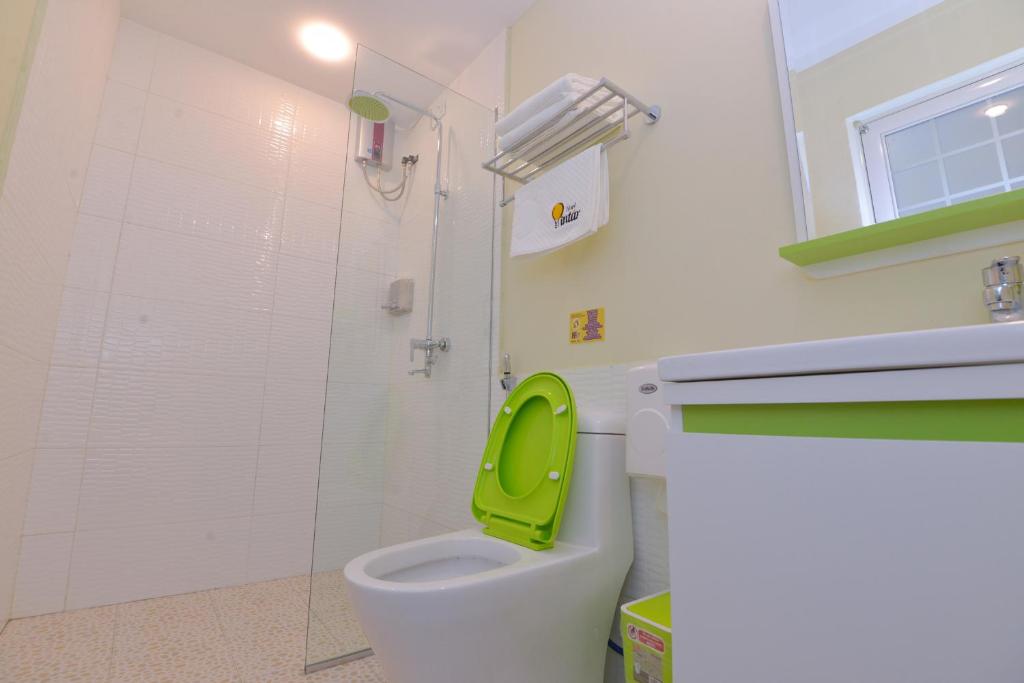 Koupelna v ubytování Hotel Pintar