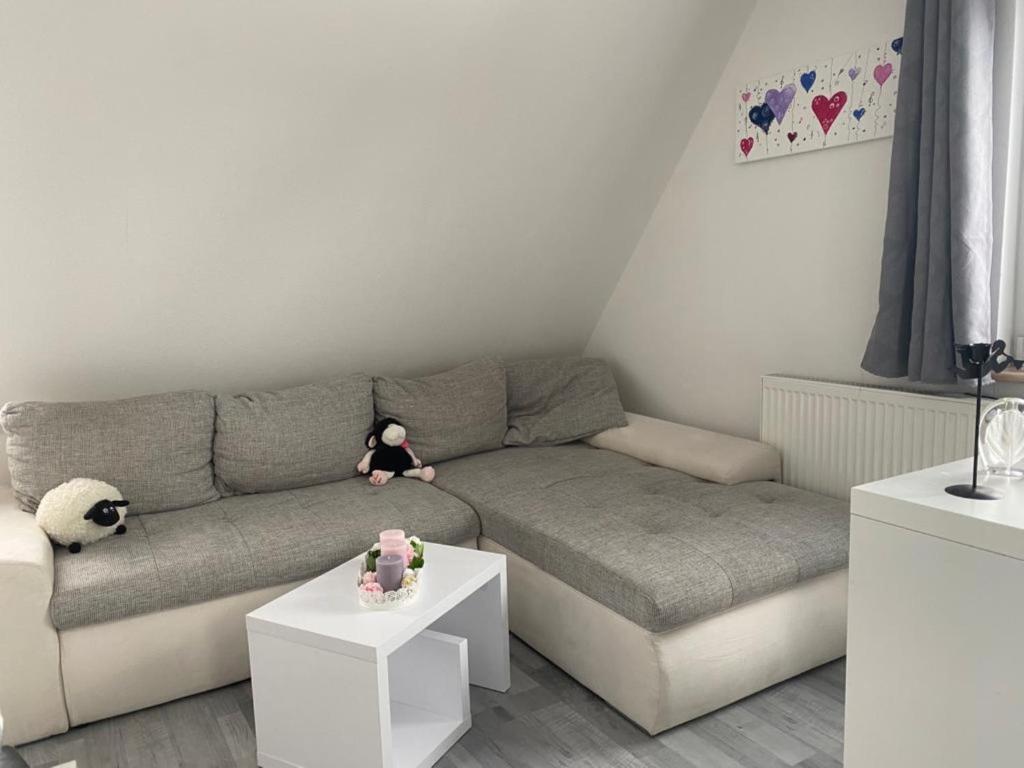 Posezení v ubytování Ferienwohnung Ipsheim Zentral