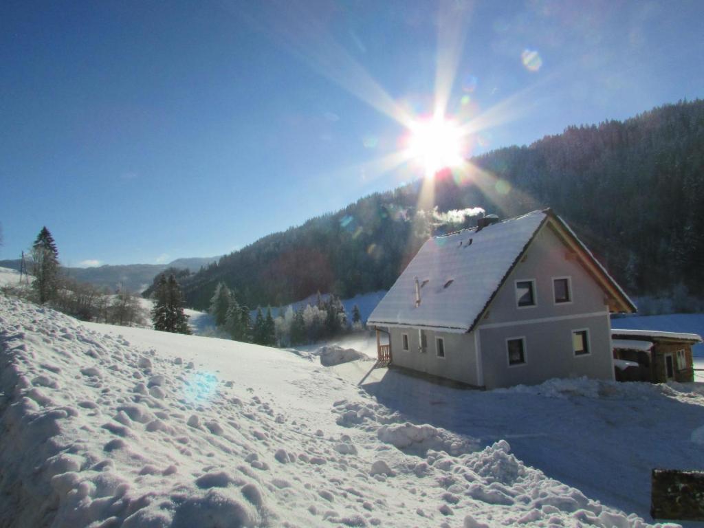 Ferienhaus Priller v zimě