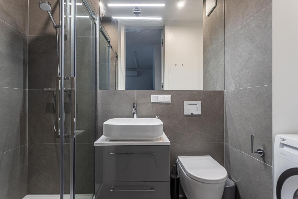 Kúpeľňa v ubytovaní Mennica Residence Deluxe
