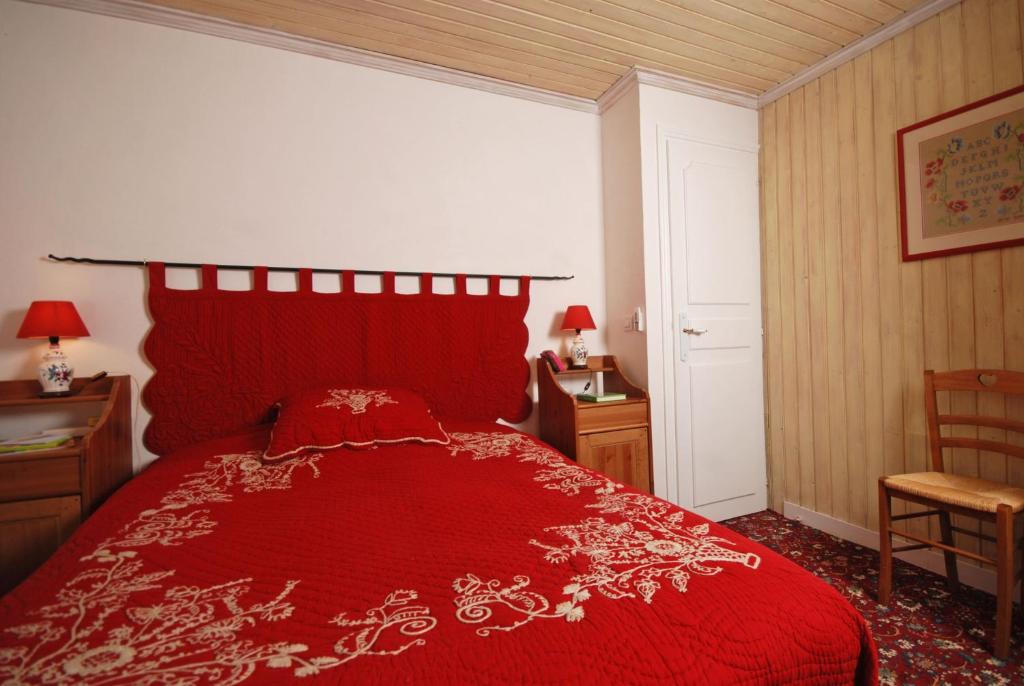 Postel nebo postele na pokoji v ubytování Chalet Mokus