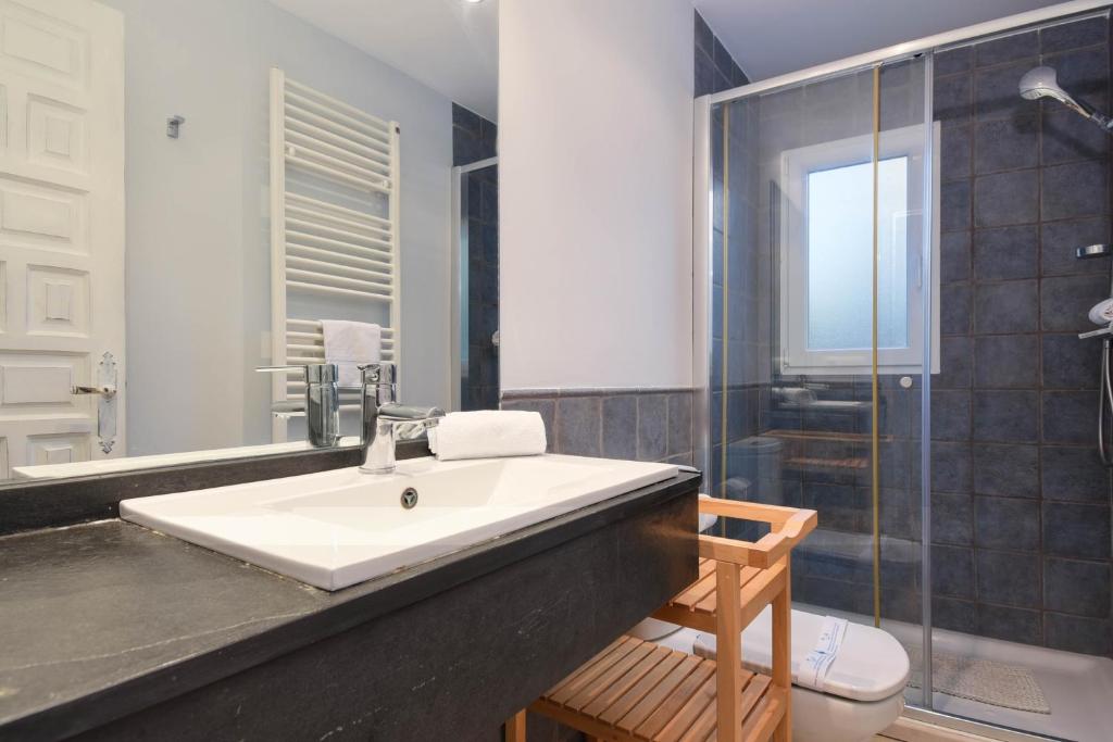 A bathroom at Entrepinos