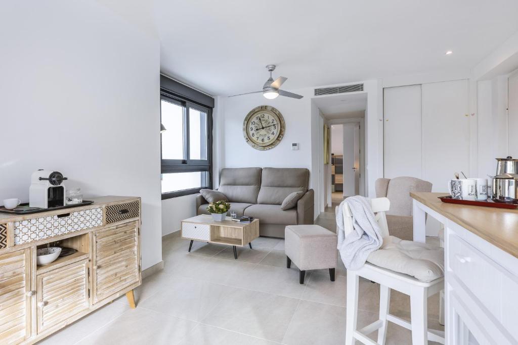 A kitchen or kitchenette at Apartamento Nuba A