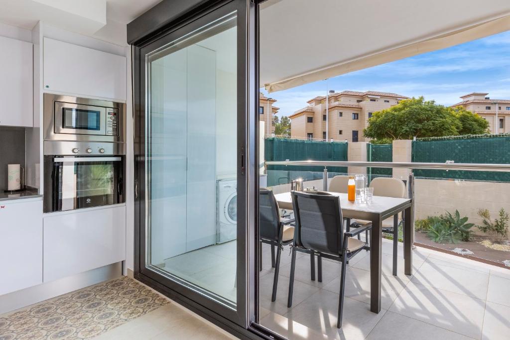 A balcony or terrace at Apartamento Nuba A