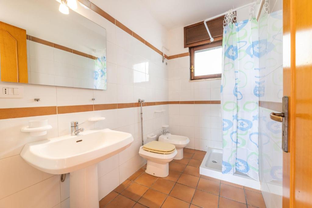 Koupelna v ubytování Residence Caletta