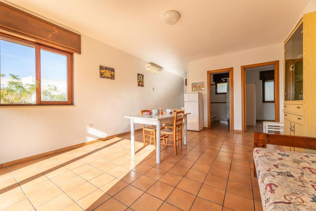 Kuchyň nebo kuchyňský kout v ubytování Residence Caletta