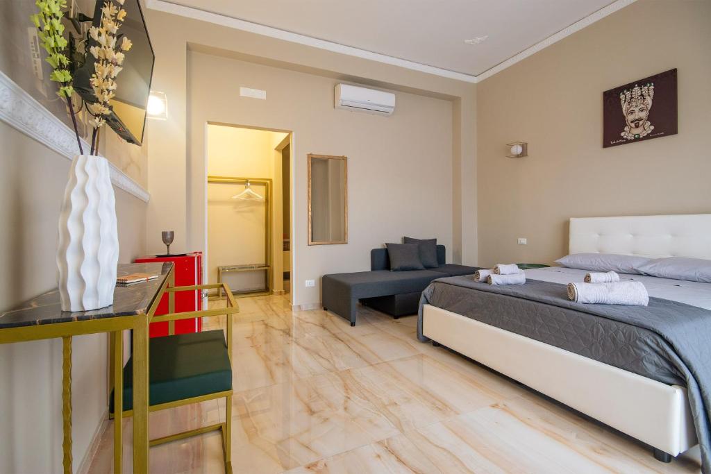 Postel nebo postele na pokoji v ubytování Diegohousesleepaway