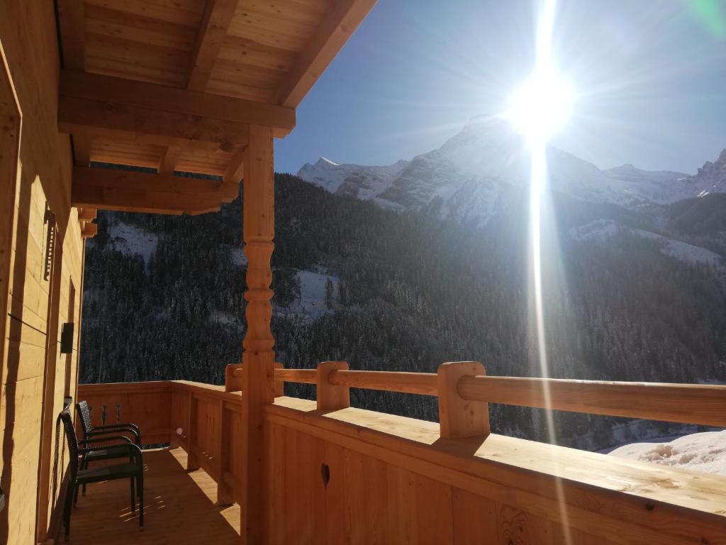 Nespecifikovaný výhled na hory nebo výhled na hory při pohledu z bed and breakfast