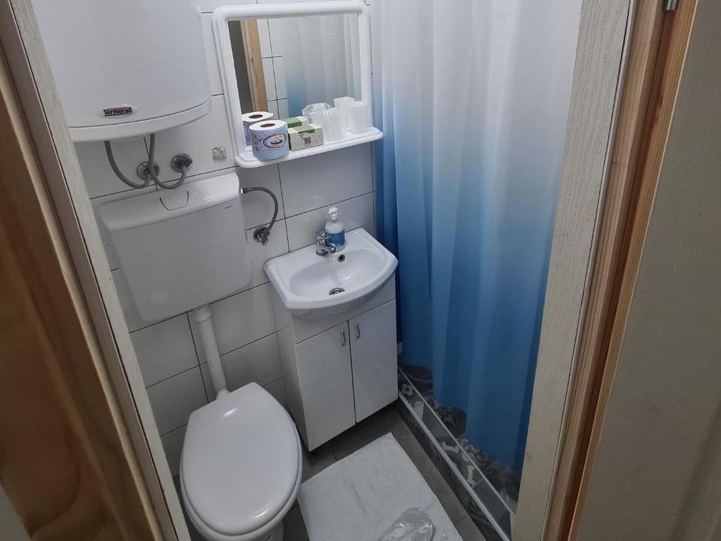 Koupelna v ubytování Konak Dobri Potok