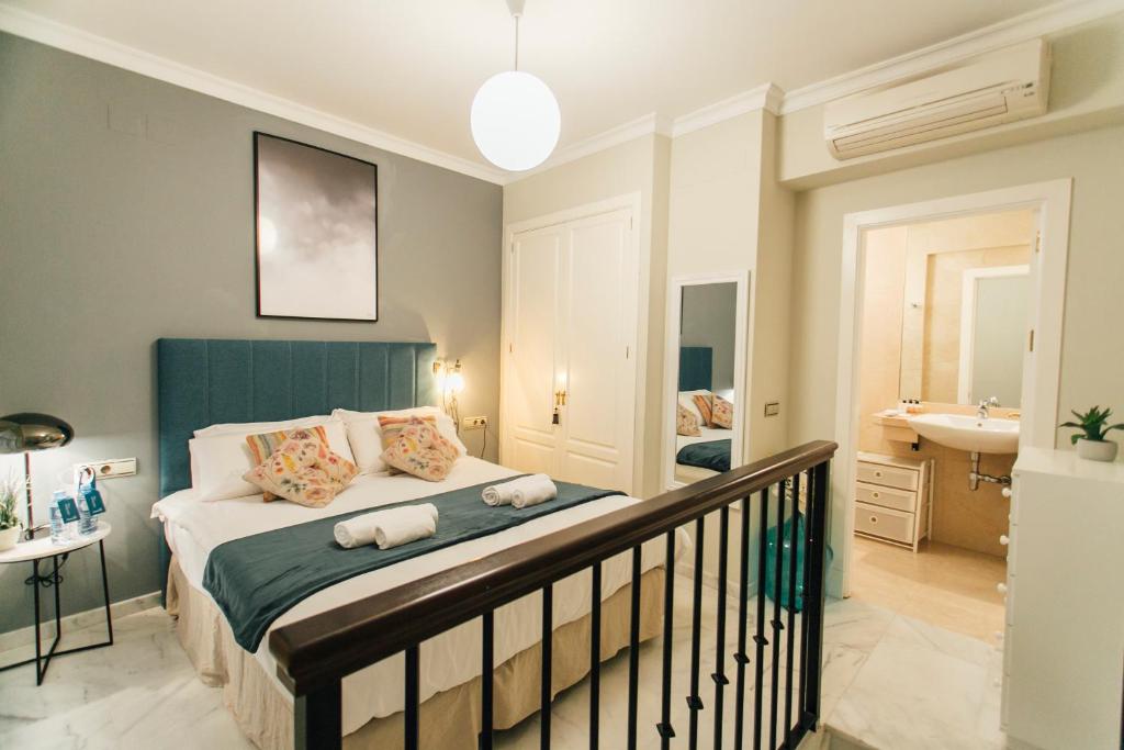 Posteľ alebo postele v izbe v ubytovaní Comfortable duplex- 1Bd 2Bth- Dean Miranda