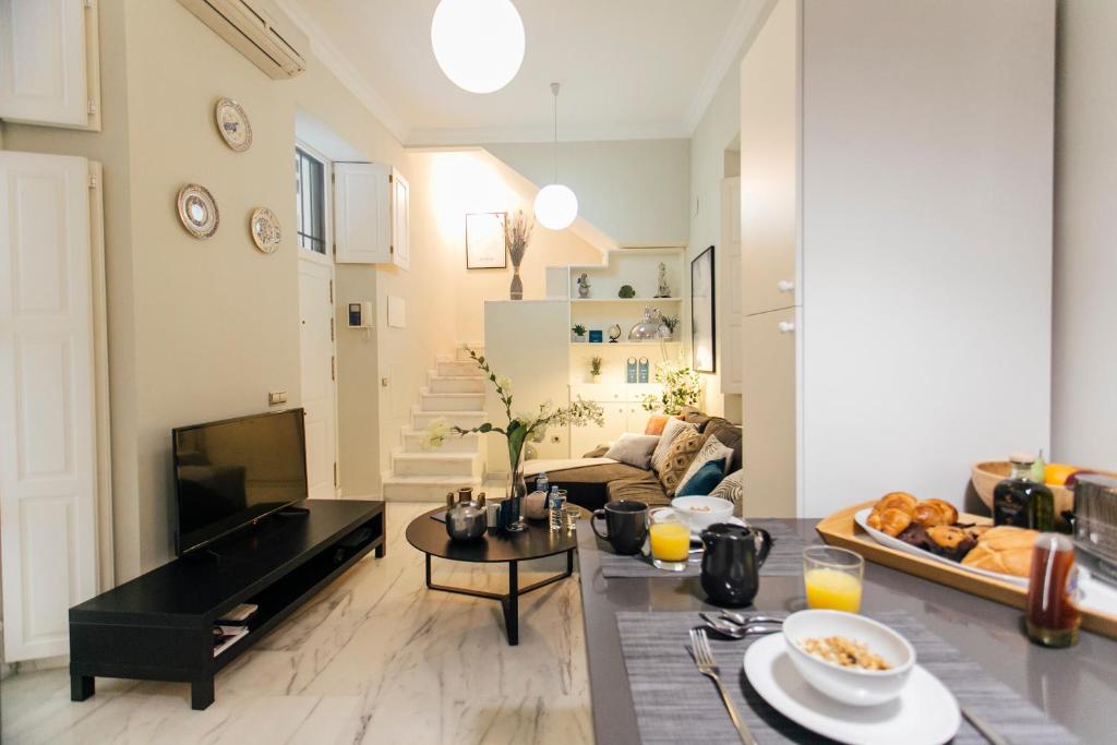 Posedenie v ubytovaní Comfortable duplex- 1Bd 2Bth- Dean Miranda