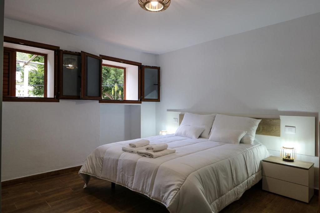 Posteľ alebo postele v izbe v ubytovaní Valley views apartment in Agaete