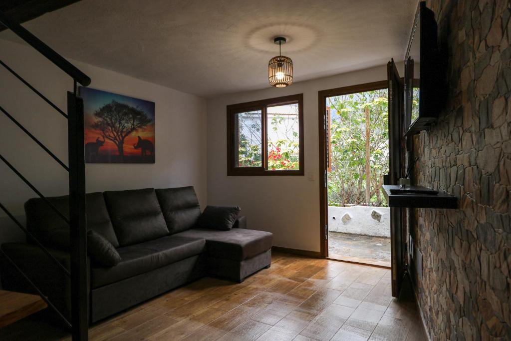 Posezení v ubytování Valley views apartment in Agaete