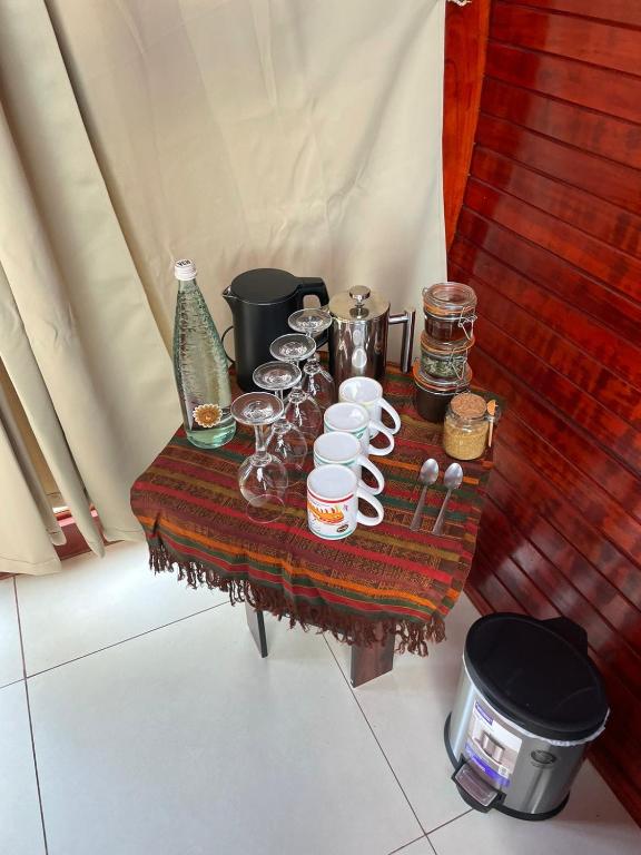 Nápoje v ubytování Glamping Campo Alegre