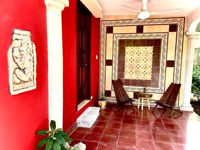 Posezení v ubytování Gardenhotel Macan Ché B&B
