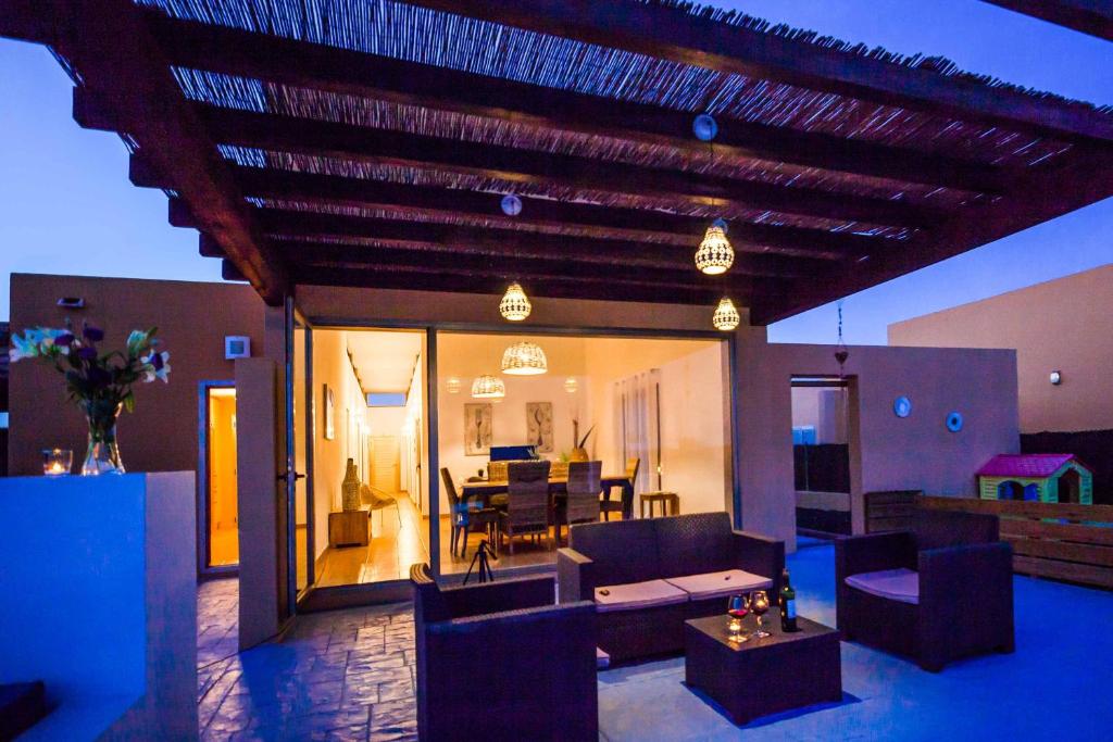 Khu vực ghế ngồi tại Villa Zoad