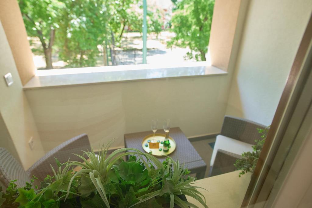 Balkon lub taras w obiekcie SUNLIGHT Blue - Szeged