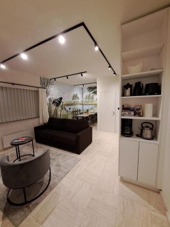 Kuchyň nebo kuchyňský kout v ubytování Guesthouse Ter Linden