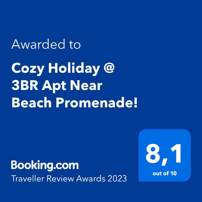 Cozy Holiday @ 3BR Apt Near Beach Promenade!, Torrevieja ...