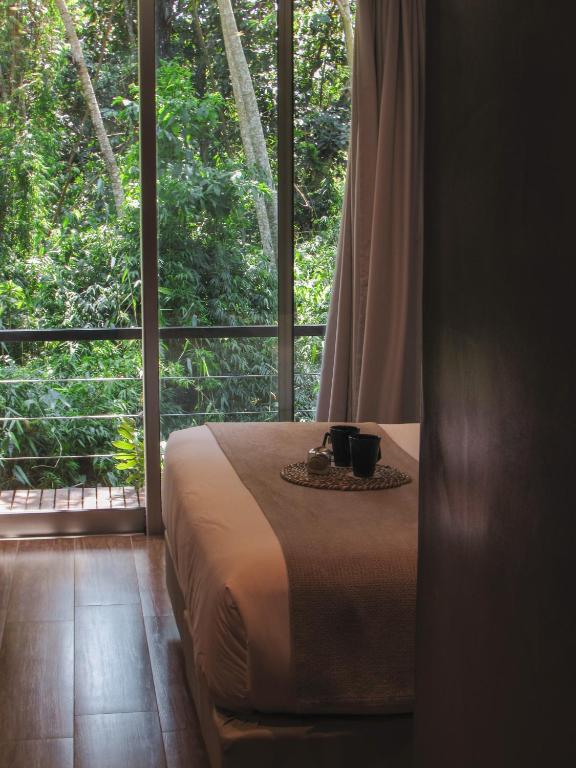 Balkón nebo terasa v ubytování Selvaje Lodge Iguazu