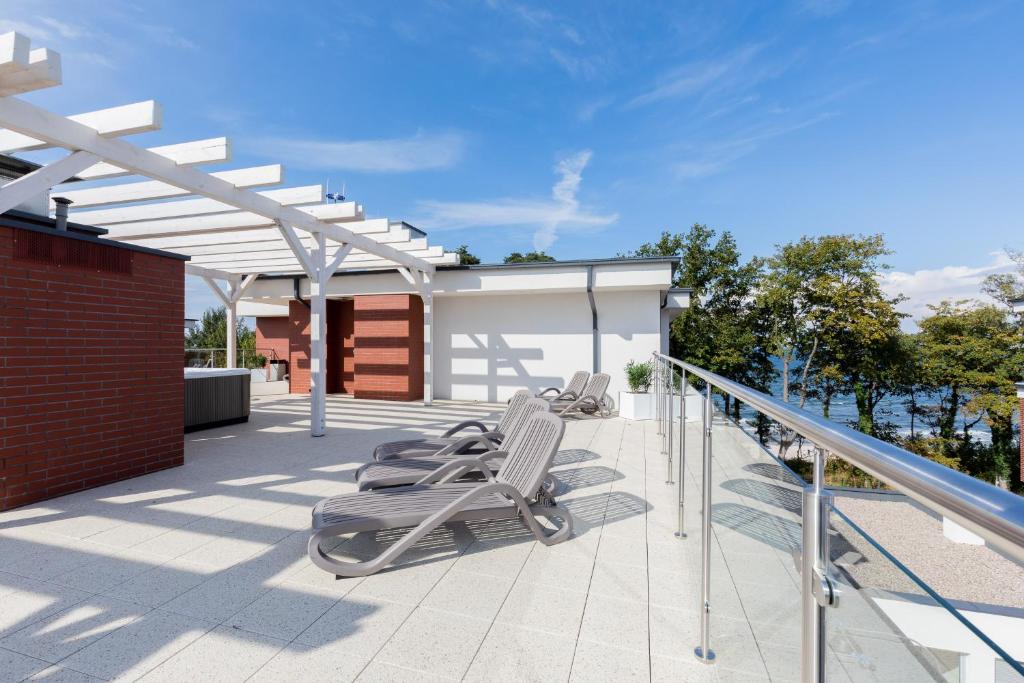 Balkón nebo terasa v ubytování Apartament Porto Santa Rewales