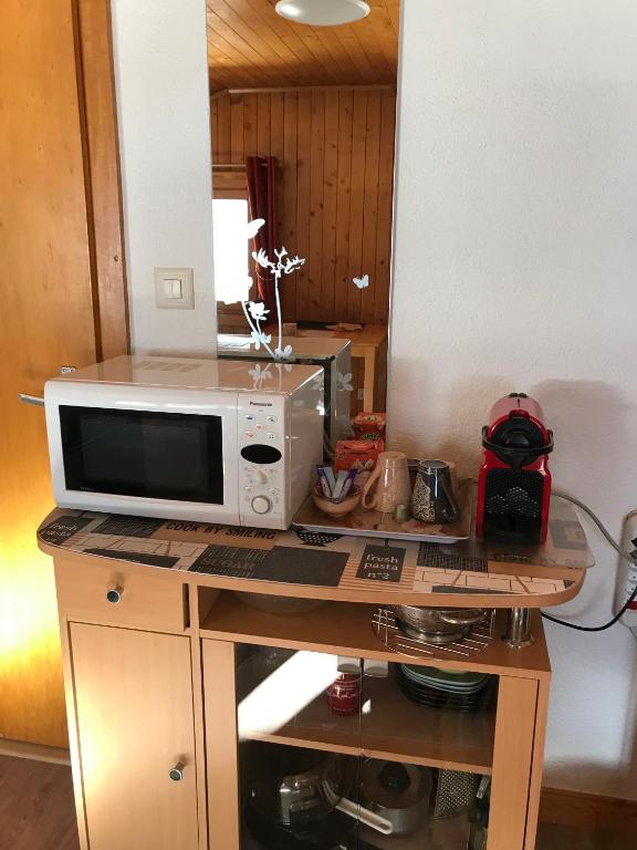 Kuchyň nebo kuchyňský kout v ubytování Becca Miedzo appartement