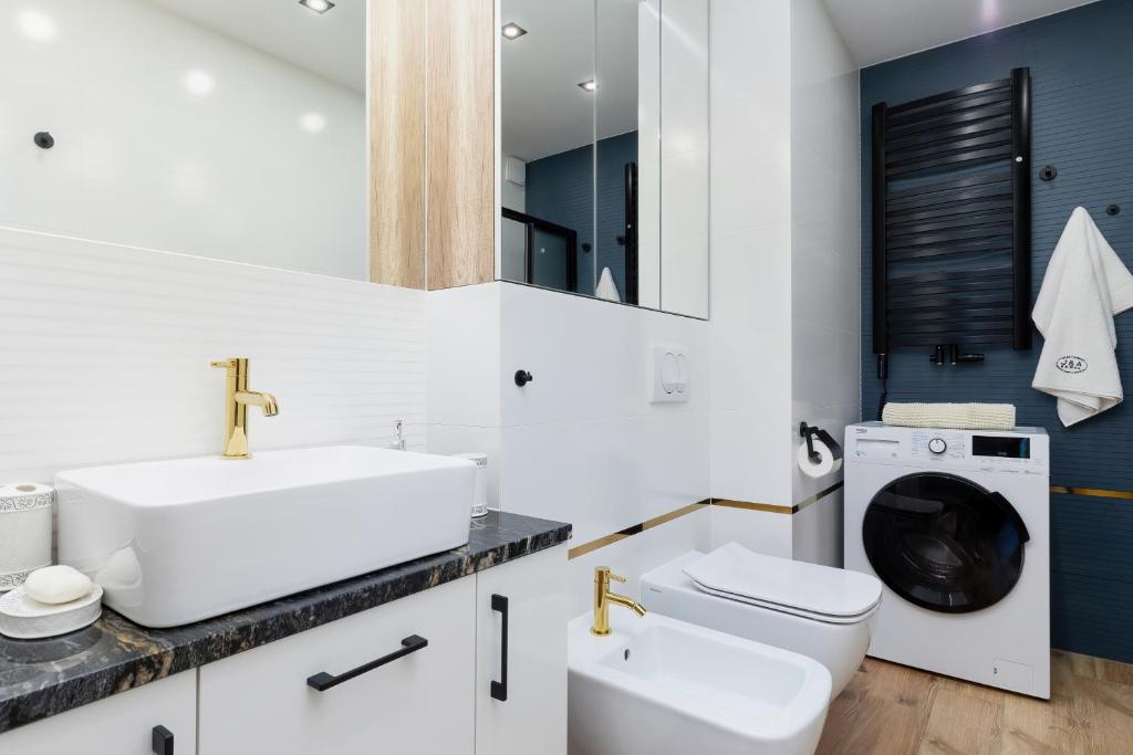 Koupelna v ubytování Apartament Porto Santa Rewales